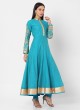 Firoji Color Anarkali Style Kurti Set